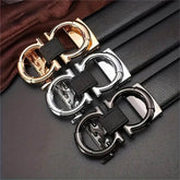 Men's Fashion Casual Belt with Automatic Buckle - Mens Attire