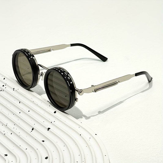 Retro Steampunk Dimmable Decorative Glasses ND Polarized Filter - Mens Attire