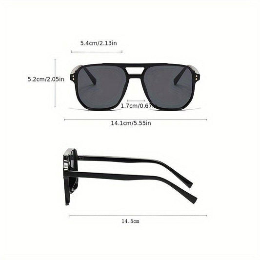 Chic Black and White Women's Fashion Glasses - Mens Attire