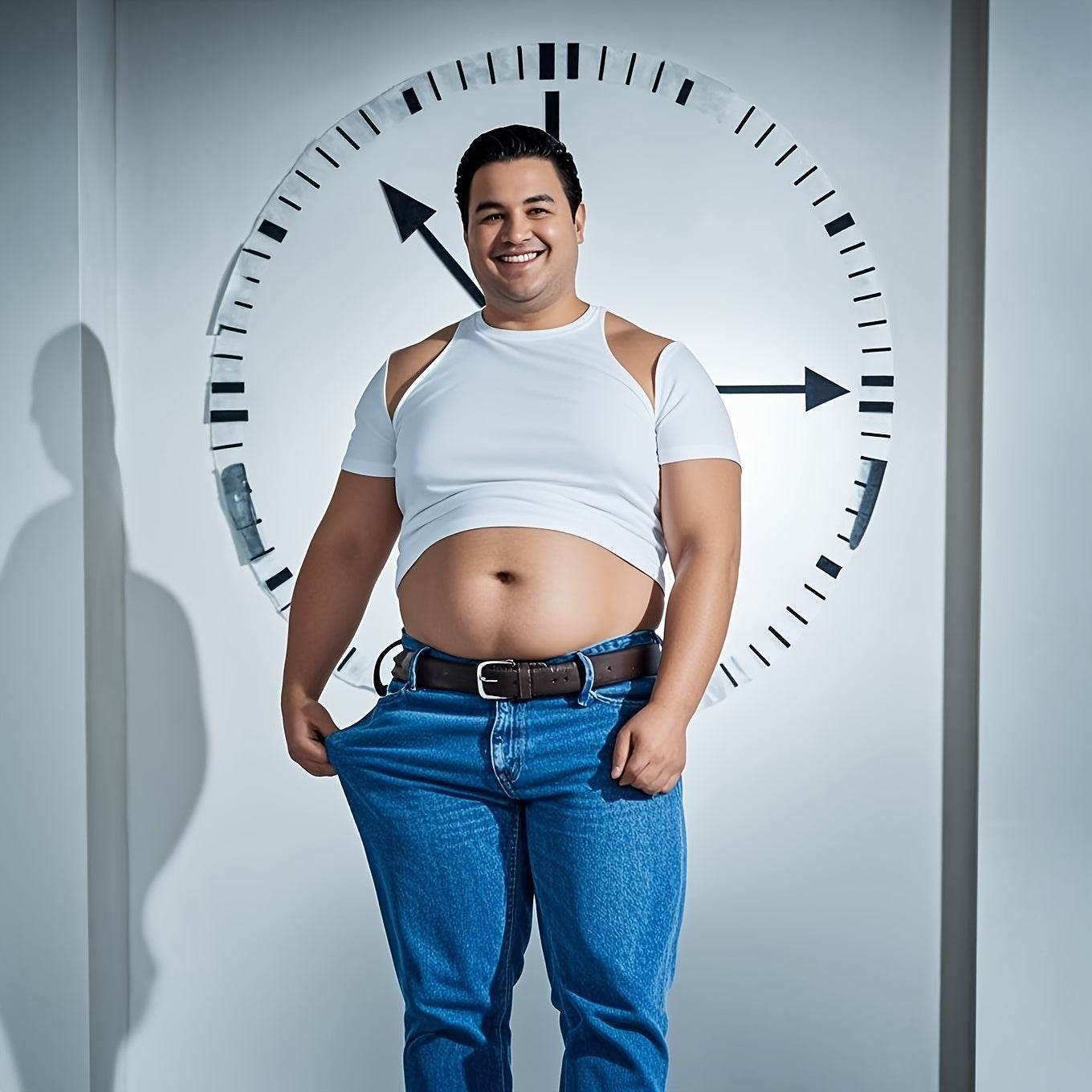 Men's Fashion Genuine Leather Alloy Buckle Belt - Mens Attire