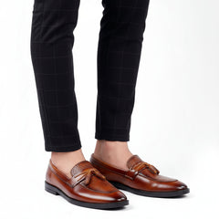 Men’s Faux Leather Casual Moccasins Slip-On Shoes