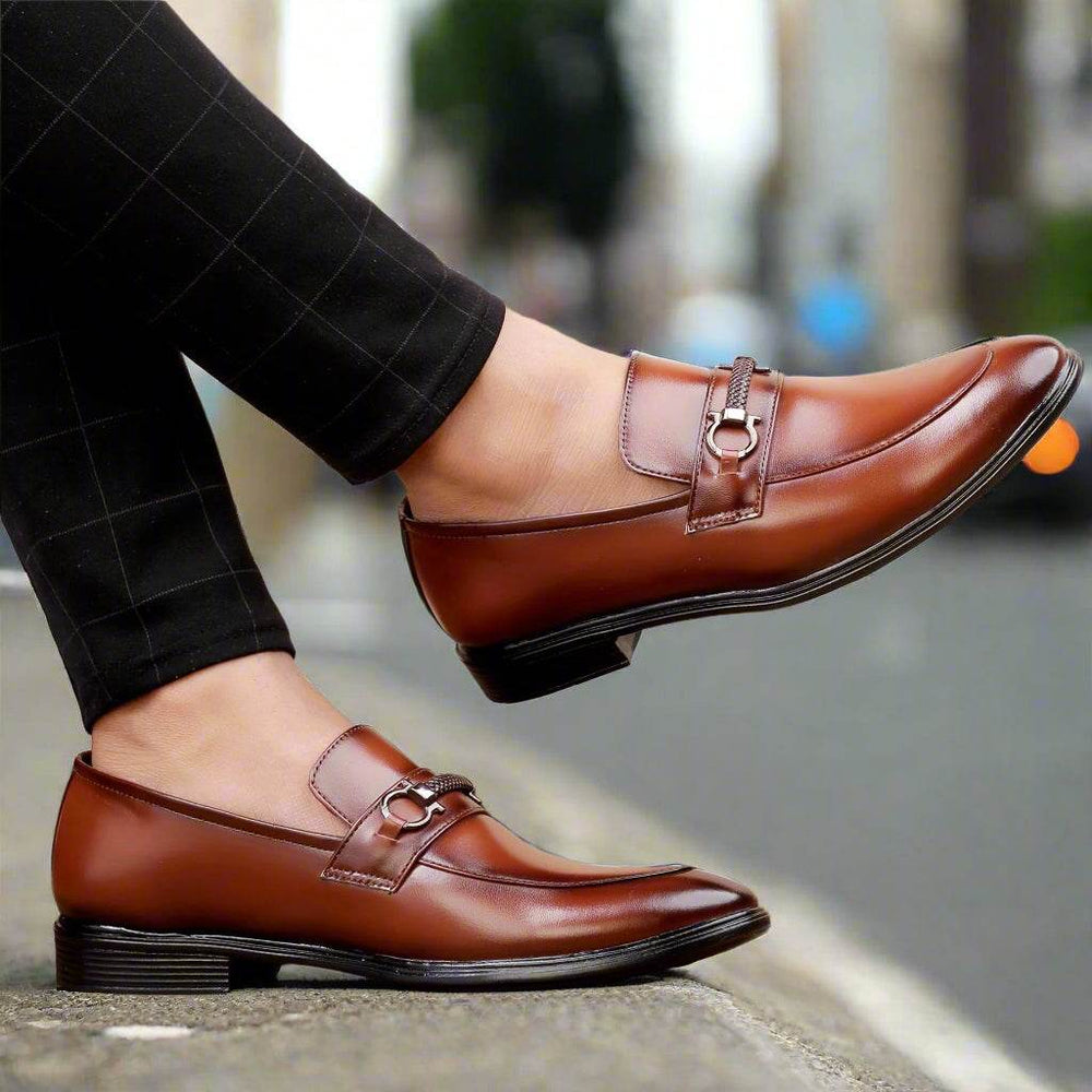 Mens Attires Premium Party Wear Moccasins – Formal Slip-On - Mens Attire