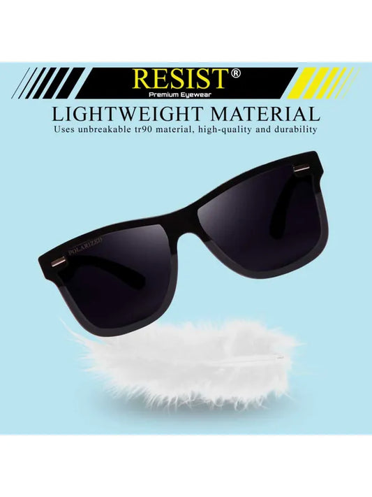 Black Polarized UV Protected Wayfarer Sunglasses