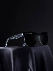 White & Black Polarized UV Protected Wayfarer Sunglasses