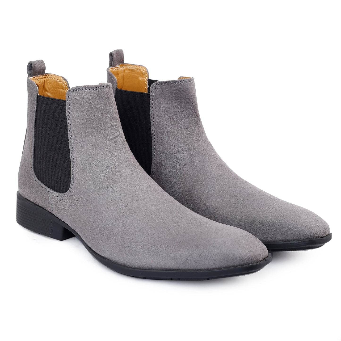 Men's Wedding Wear Chelsea Suede Boots – Elegant Stylish Choice - Mens Attire