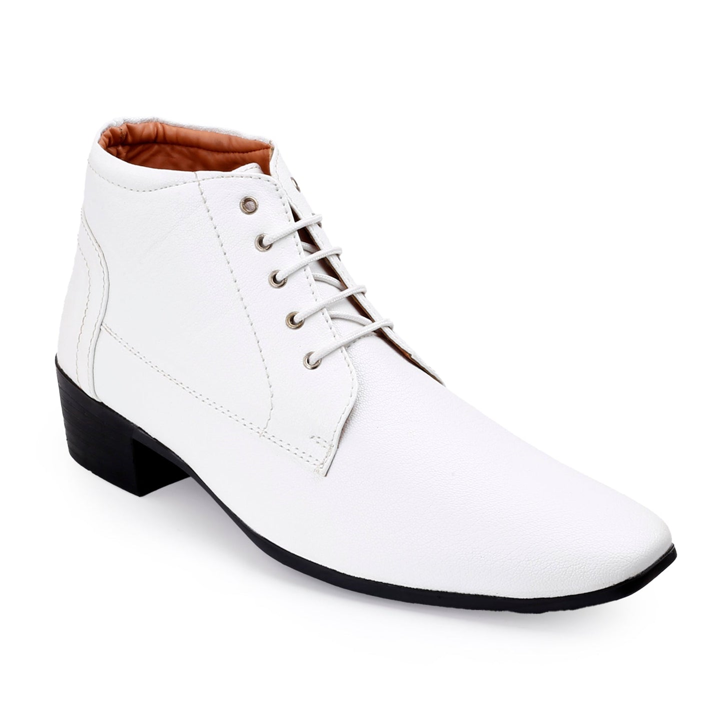 Men's Elevator Derby Dress Boots for Height Boost & Style