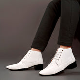 Men's Elevator Derby Dress Boots for Height Boost & Style