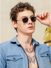 UV Protected White & Black UV protected sunglasses