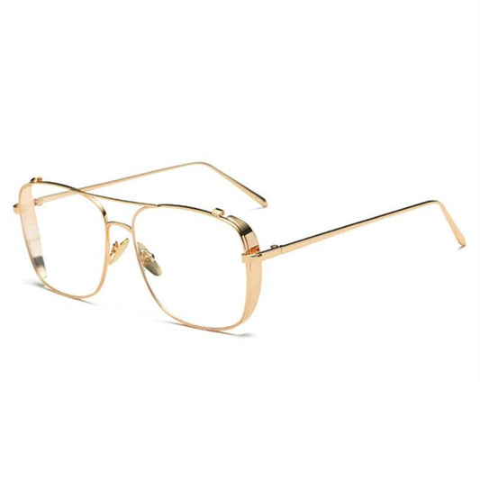Optical Alloy Glasses Frame Women Men Oversized Transparent Eyeglasses Frames - Mens Attire - Mens Attire