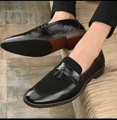 Tassel Suede Moccasin Loafer for Men - Mens Attire