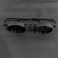 Men's Vintage Leica-Style Rotating Fashion Glasses - Mens Attire