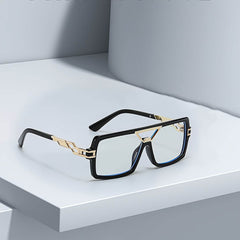 Vintage Classic Oversized Square Anti-Blue Light | Unisex - Mens Attire