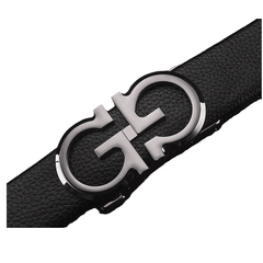 Men’s Automatic Buckle PU Leather Belt - Mens Attire