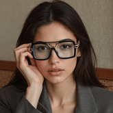 Vintage Classic Oversized Square Anti-Blue Light | Unisex - Mens Attire