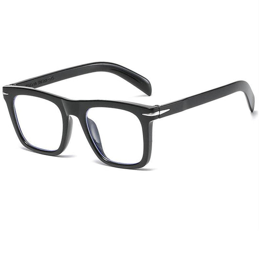 Anti-Blue Light Men’s Eyeglasses – Square Retro Optical Frames - Mens Attire