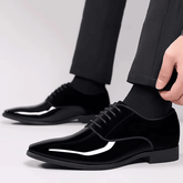 Former Patent Leather Men’s Lace-Up Oxford Dress Shoes - Mens Attire