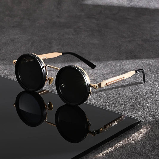 Men's Vintage Leica-Style Rotating Fashion Glasses - Mens Attire