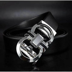 Mens Attire Luxury Mens Belt with Automatic Buckle - Mens Attire