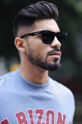 Classic Black Polarized Wayfarer Sunglasses (58 mm) - Mens Attire