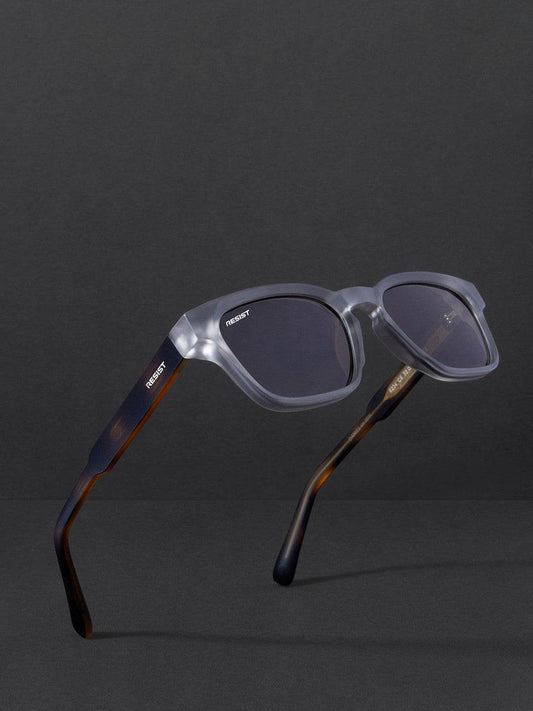 Wayfarer/Rectangular Brown Sunglasses (52 mm) - Mens Attire