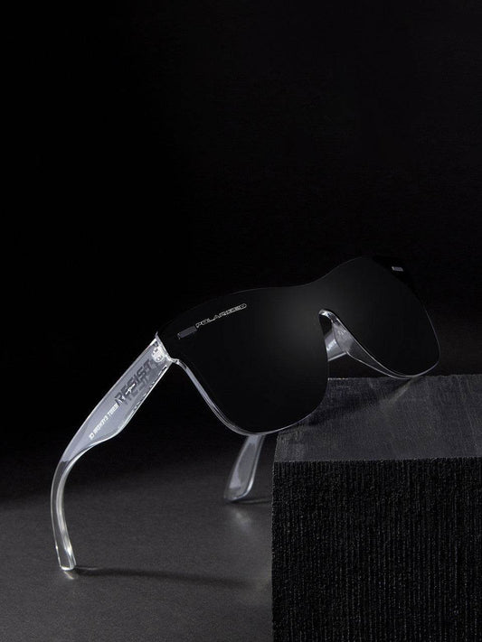 Classic Wayfarer Black Ice Polarized Sunglasses - Mens Attire