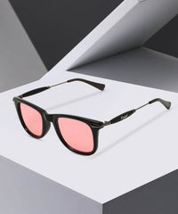 Classic Red and Blue Wayfarer Sunglasses - Mens Attire