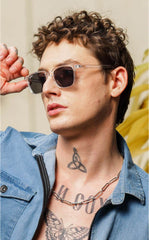 Classic Wayfarer Black Clear Sunglasses (53 mm) - Mens Attire