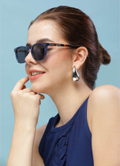 Classic Wayfarer Blue Tiger Sunglasses (58 mm) - Mens Attire