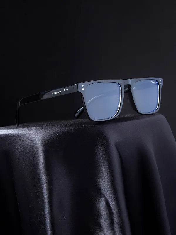 Mens Attire Men's Black Eyeglass Frames Anti-Blue Light - Mens Attire