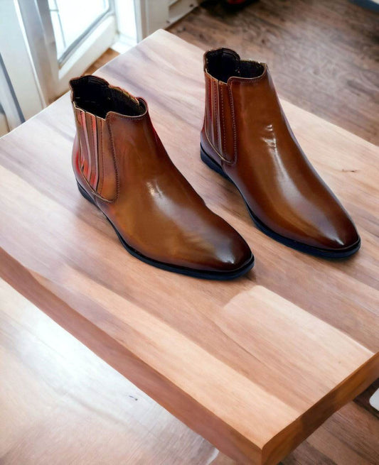 Mens Attire Men's Chelsea Boots for Party Wear - Stylish - Mens Attire