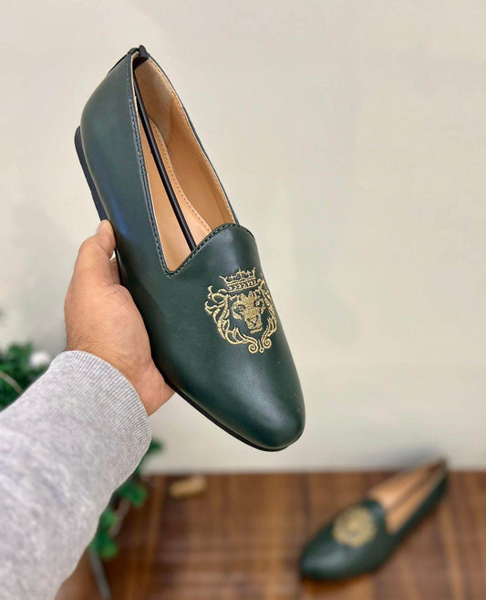 Mens Attire Men's Premium Slip On Shoes - Elegant Flat Shoes - Mens Attire