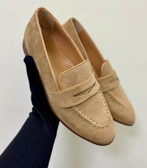 Mens Attire Men's Suede Slip-On Shoes - Casual Loafers - Mens Attire