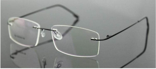 Mens Attire Rimless Titanium Eyeglasses for Men - Mens Attire