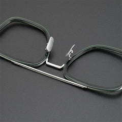 Tony Stark Inspired Square Eyeglasses - Mens Attire