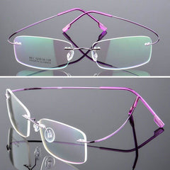 Mens Attire Ultra Light Titanium Eyeglasses for Women - Mens Attire