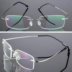 Mens Attire Ultra Light Titanium Eyeglasses for Women - Mens Attire