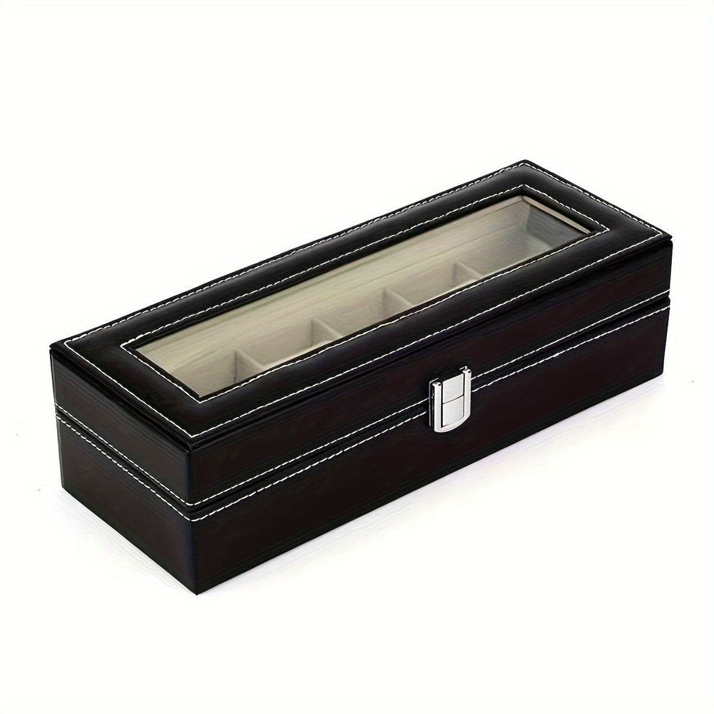 Elegant Watch Storage Box Organizer - Mens Attire