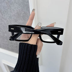 Fashion Square Clear Glasses – Unisex Full Rim Decorative Eyewear - Mens Attire