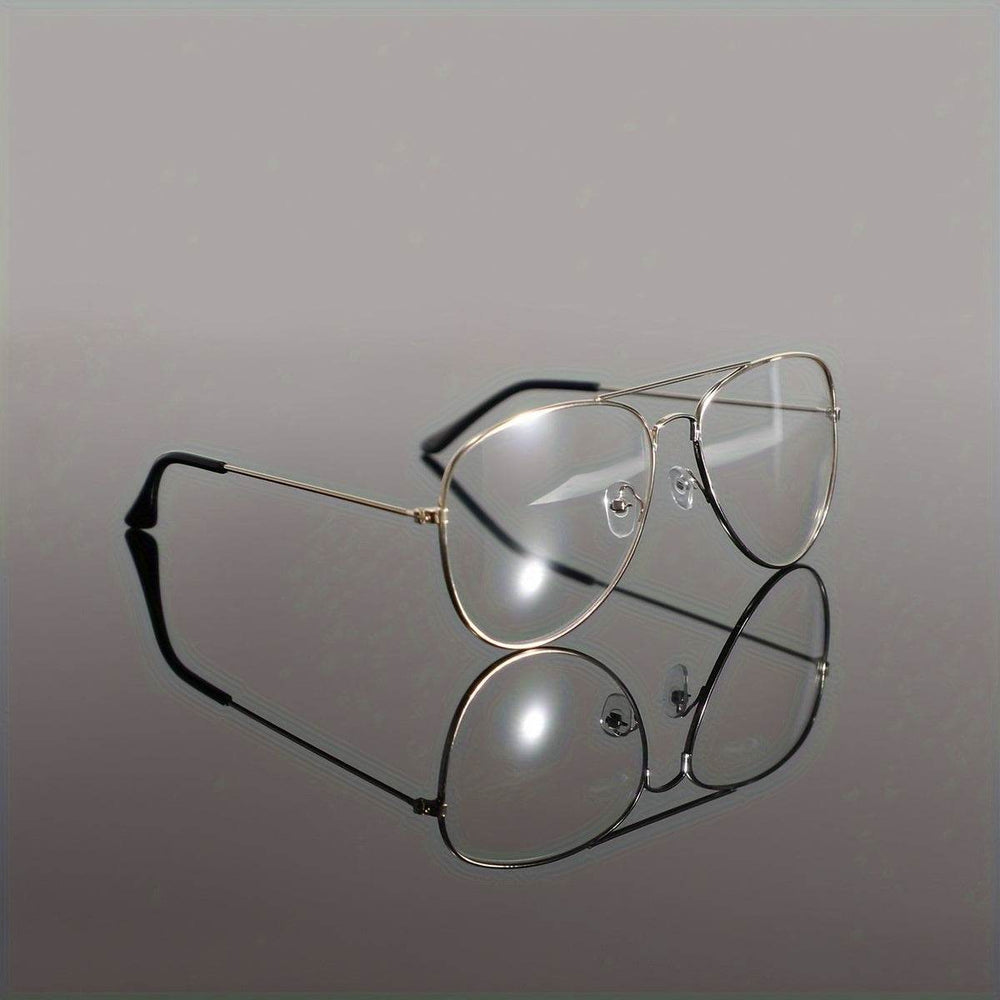 Preppy Style Oval Full Rim Glasses for Men - Mens Attire