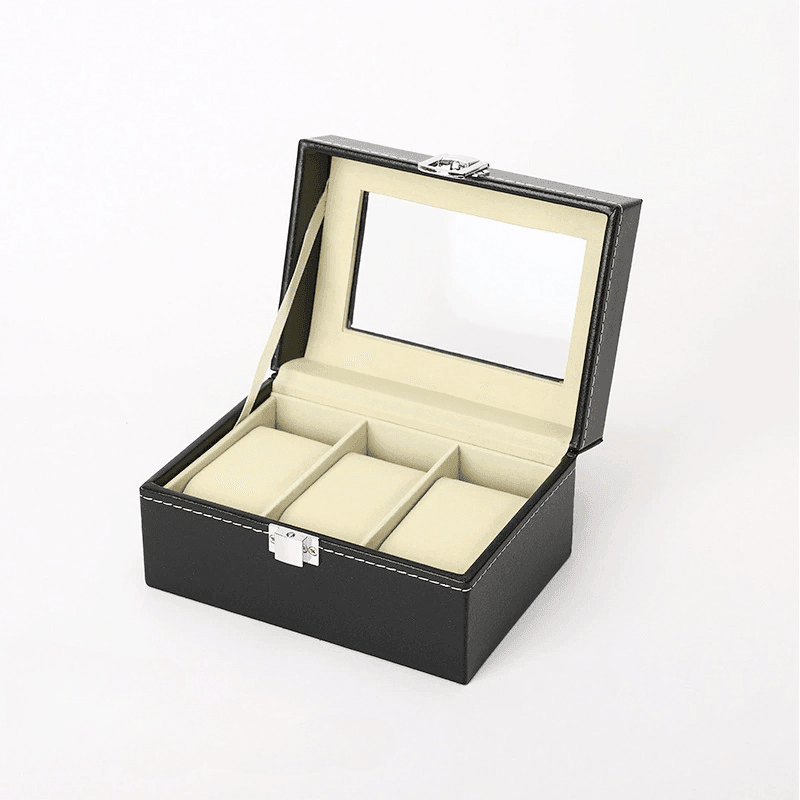 Elegant Watch Storage Box Organizer - Mens Attire