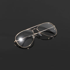 Preppy Style Oval Full Rim Glasses for Men - Mens Attire