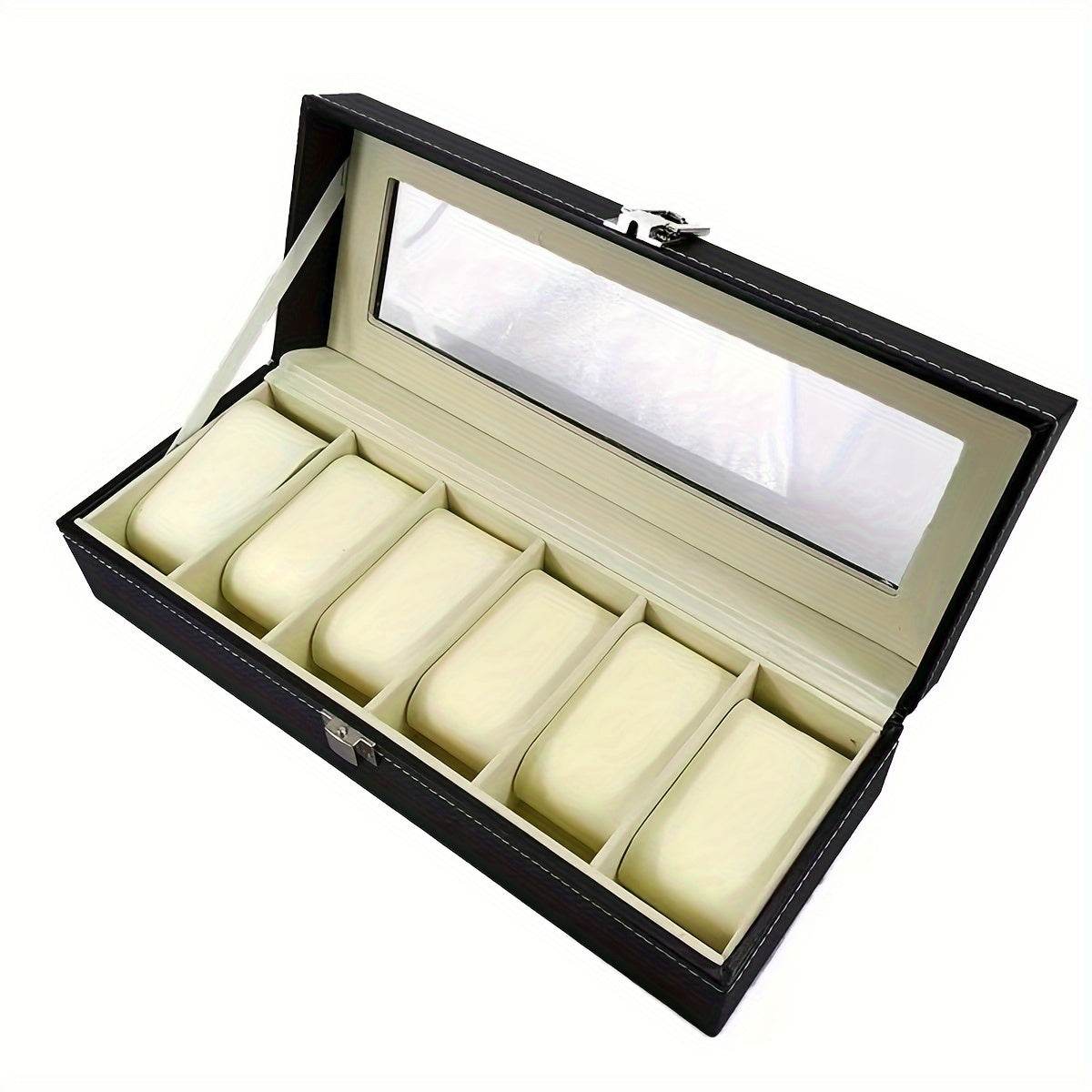 Elegant Watch Storage Box Organizer - Mens Attire