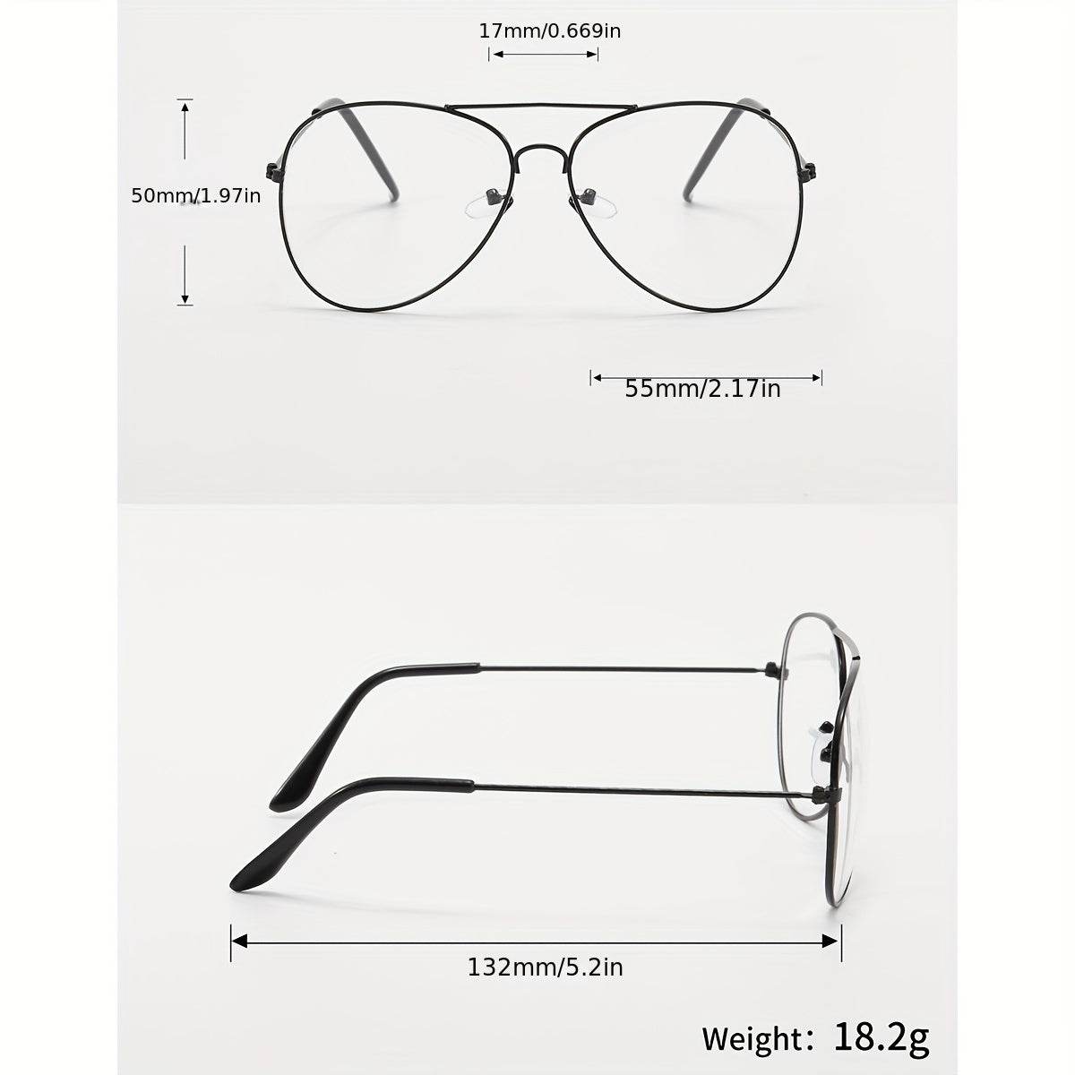 Preppy Style Oval Full Rim Glasses for Men - Mens Attire