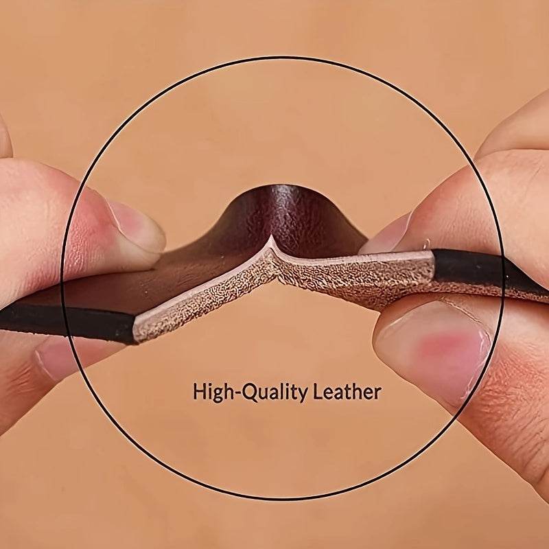 Stylish Casual Retro Buckle Genuine Leather Belt - Mens Attire