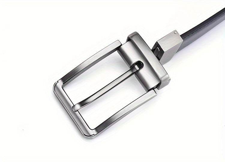 Men's Genuine Leather Double Sided Belt - Mens Attire