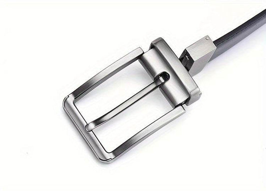 Men's Genuine Leather Double Sided Belt - Mens Attire