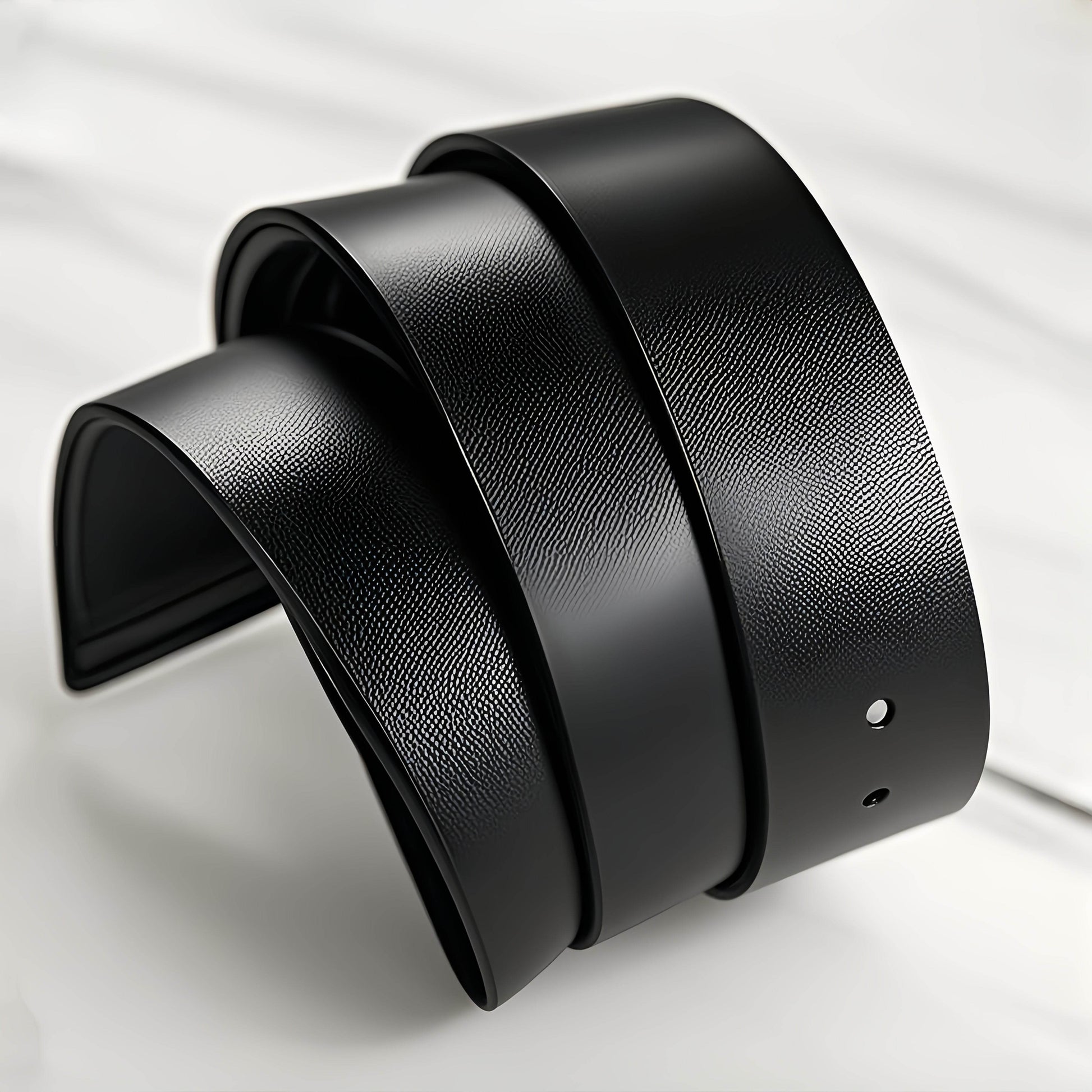 Men's Fashion Genuine Leather Alloy Buckle Belt - Mens Attire