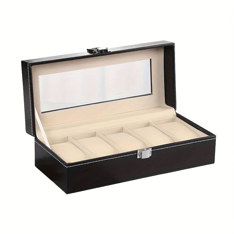 Elegant Watch Storage Box Organizer - Mens Attire