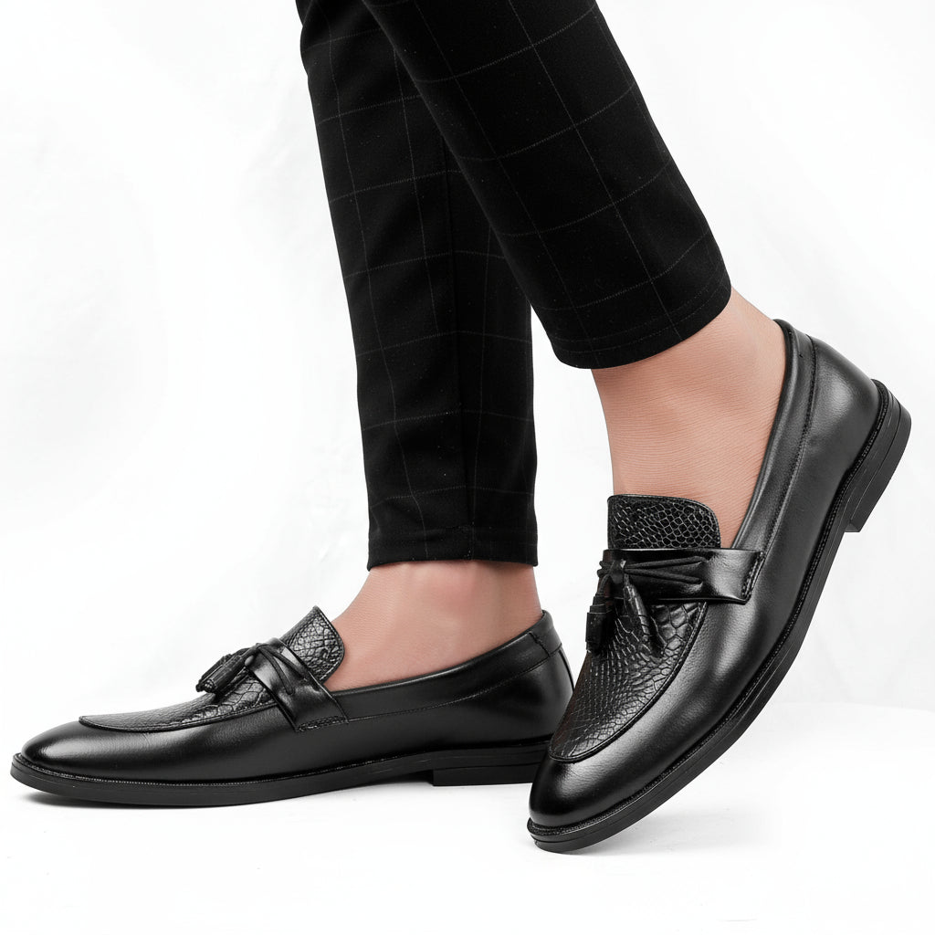 Men’s Faux Leather Casual Moccasins Slip-On Shoes