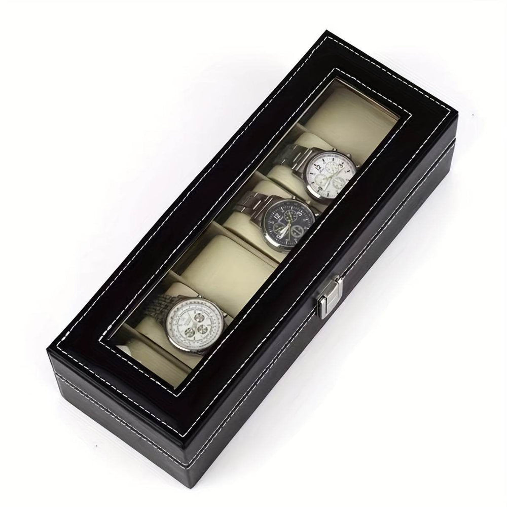 Elegant Watch Storage Box Organizer - Mens Attire